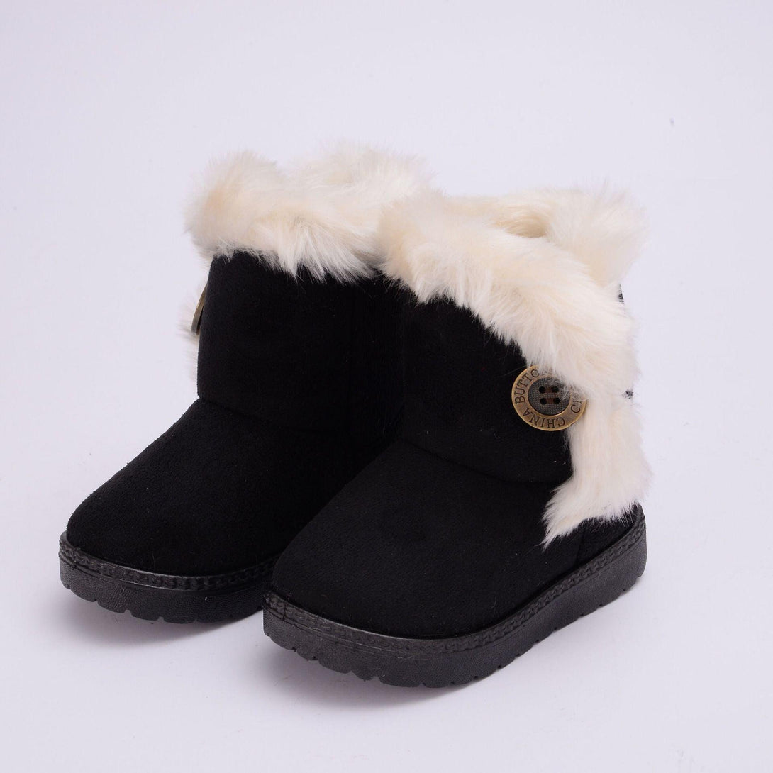 Kid's Super Soft Eco Fur Winter Boots - Stylus Kids