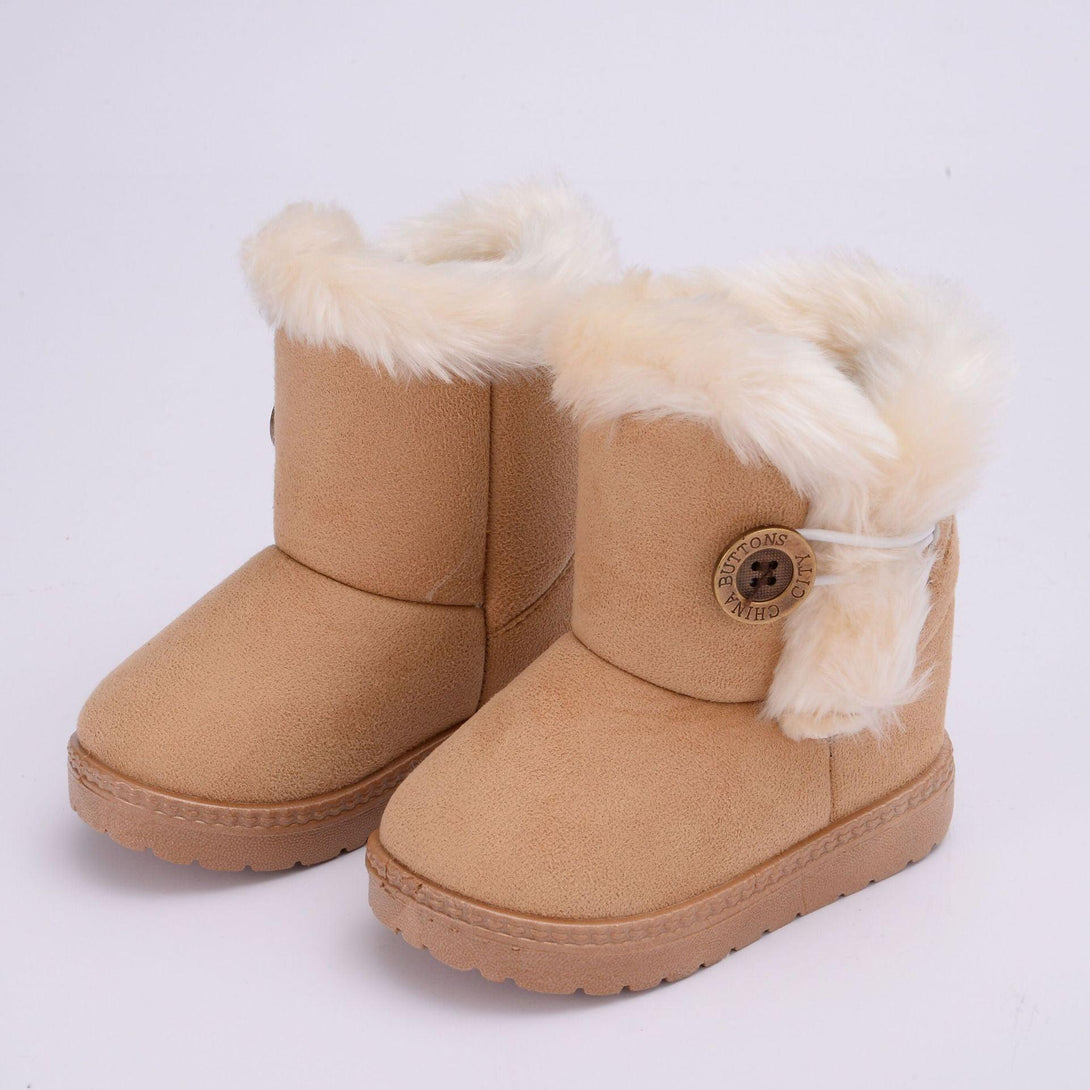 Kid's Super Soft Eco Fur Winter Boots - Stylus Kids