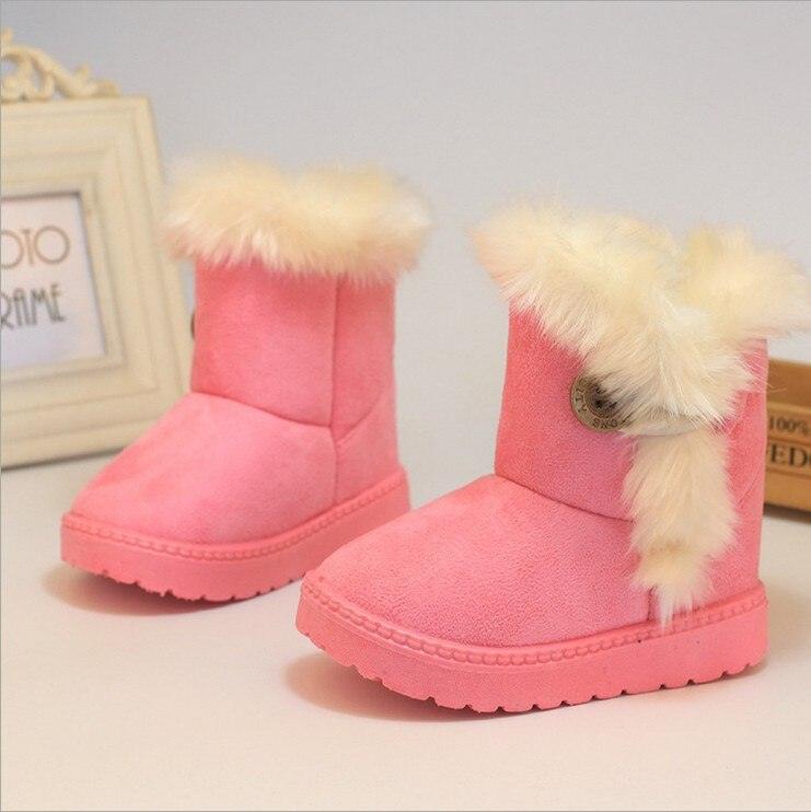 Kid's Super Soft Eco Fur Winter Boots - Stylus Kids