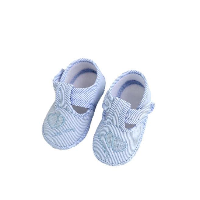 Baby Girl's Hearts Embroidered Summer Shoes - Stylus Kids