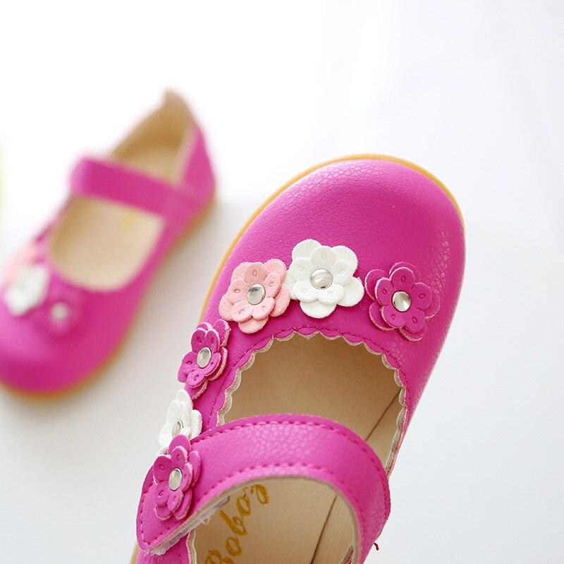 Girl's Flowers Soft Leather Sandals - Stylus Kids