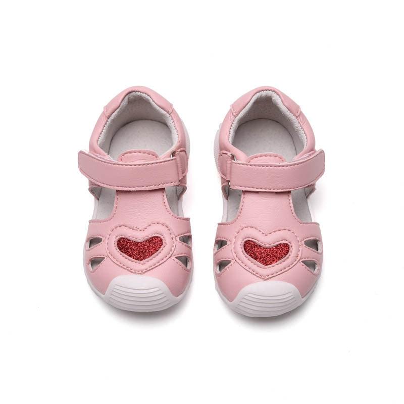 Baby Girl's Heart Decorated Sandals - Stylus Kids