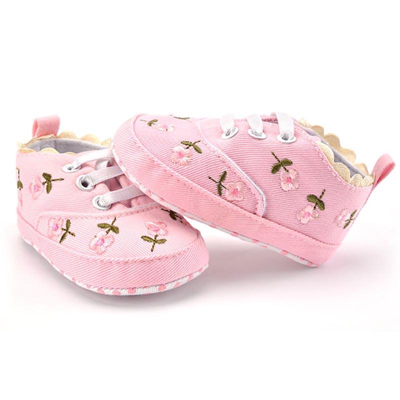 Floral Embroidered Shoes for Girls - Stylus Kids