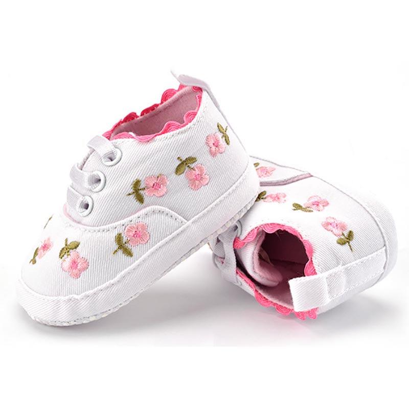Floral Embroidered Shoes for Girls - Stylus Kids