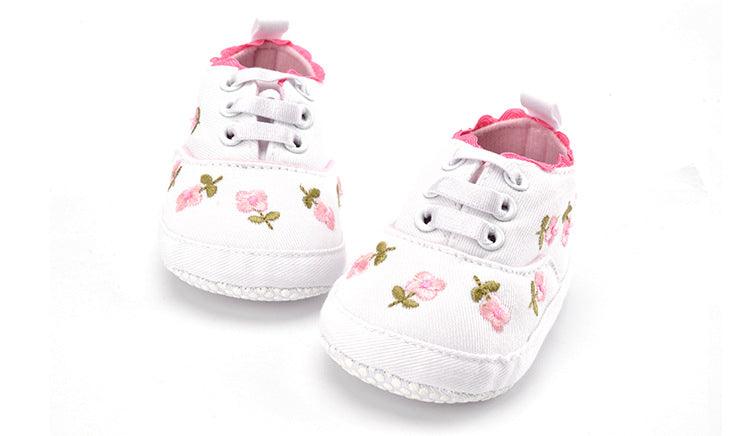 Floral Embroidered Shoes for Girls - Stylus Kids