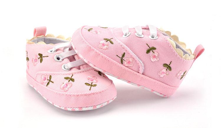 Floral Embroidered Shoes for Girls - Stylus Kids