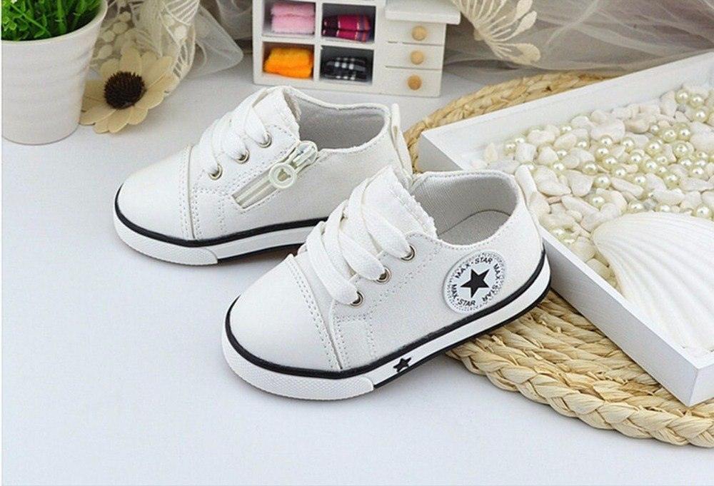 Casual Baby's Lace Up Star Sneakers - Stylus Kids