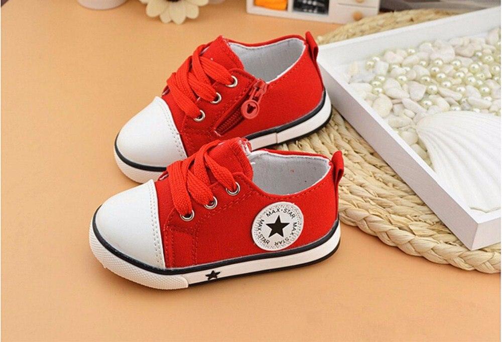 Casual Baby's Lace Up Star Sneakers - Stylus Kids