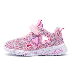 Girls Pink Waterproof Sneakers - Stylus Kids