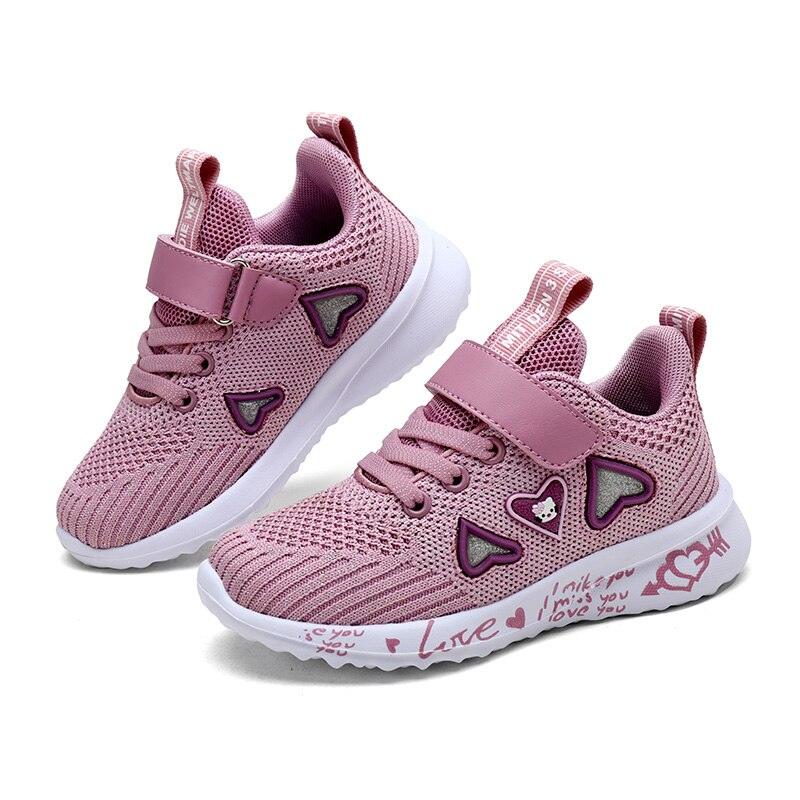 Girls Pink Waterproof Sneakers - Stylus Kids