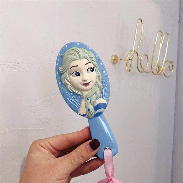 Princess Patterned Soft Hair Brush For Girls - Stylus Kids