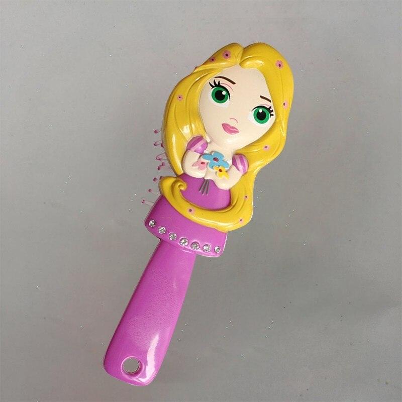 Princess Patterned Soft Hair Brush For Girls - Stylus Kids