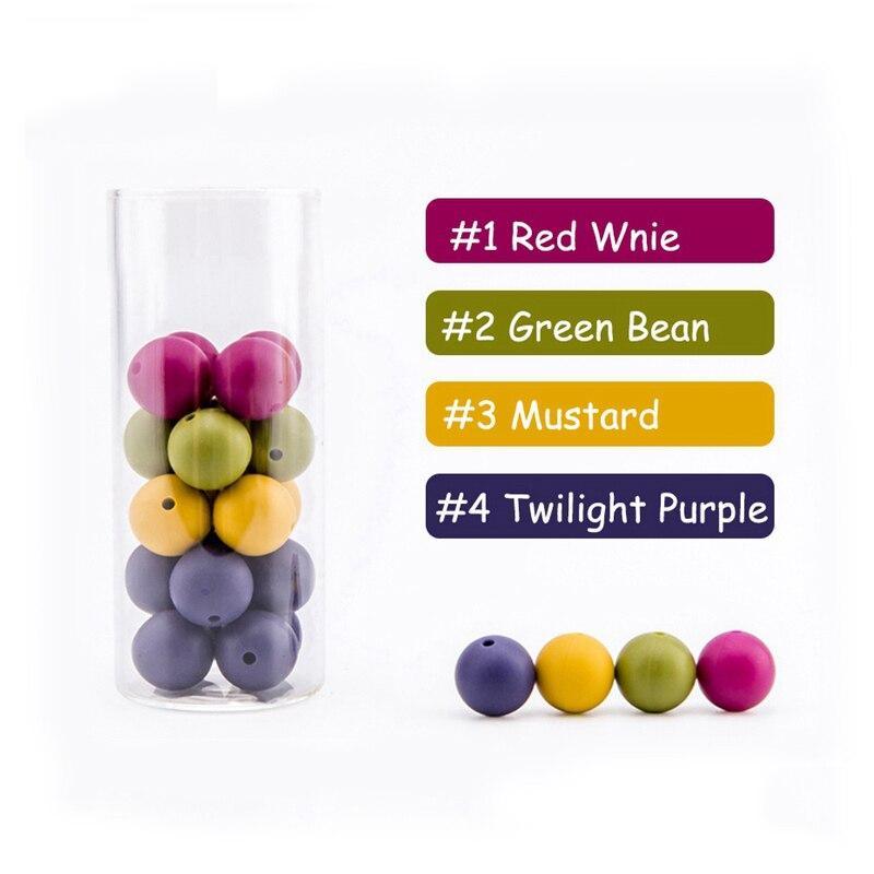 Colorful Silicone Teething Beads Set - Stylus Kids