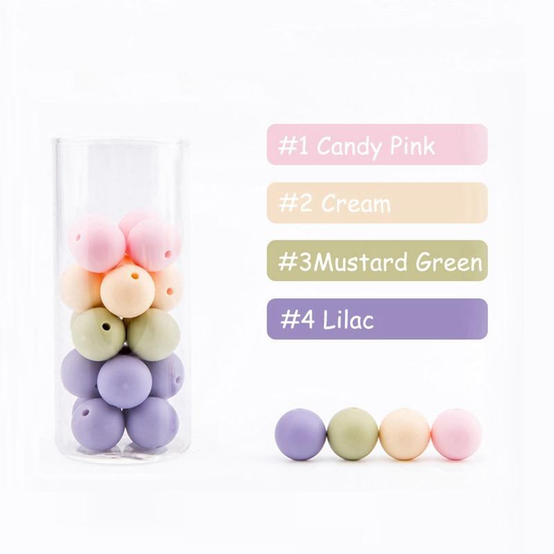 Colorful Silicone Teething Beads Set - Stylus Kids