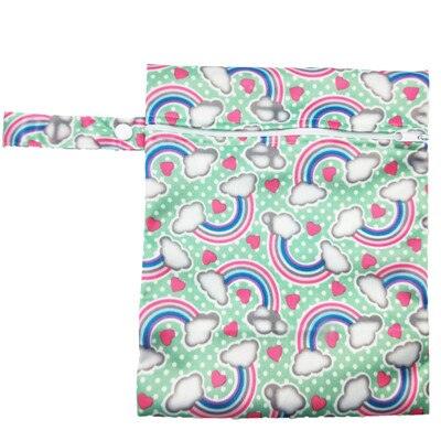 Reusable Colorful Printed Zipper Baby Diaper Bag - Stylus Kids