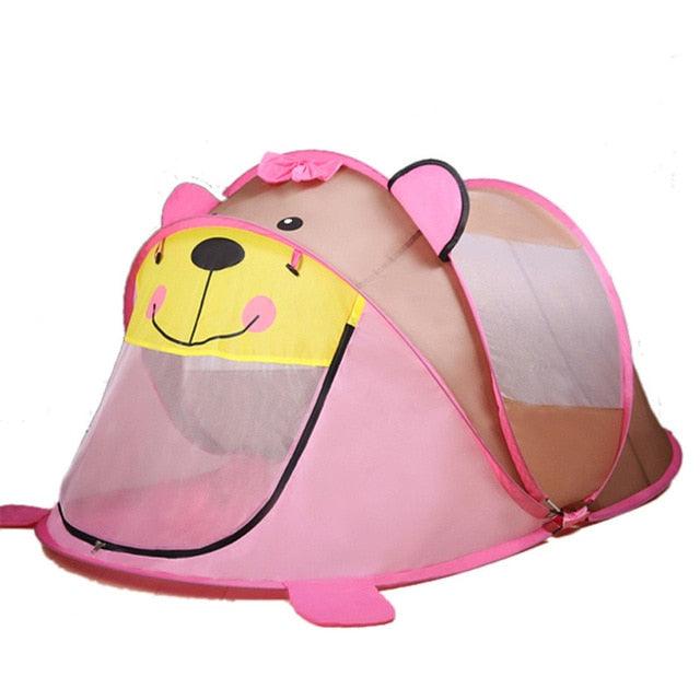 Portable Cartoon Tiger/Bear Kid's Play Tent - Stylus Kids