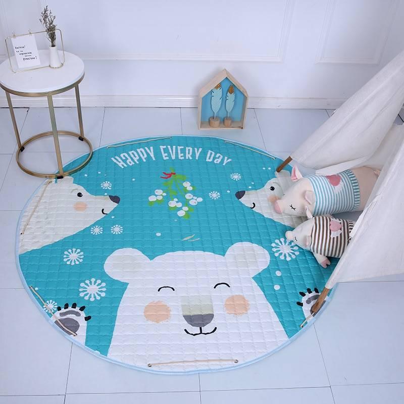 Soft Cartoon Animals Play Mat for Kid's Room - Stylus Kids