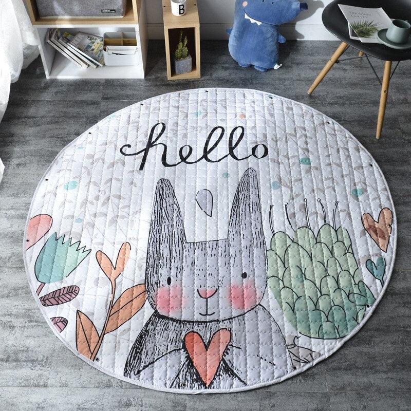 Soft Cartoon Animals Play Mat for Kid's Room - Stylus Kids