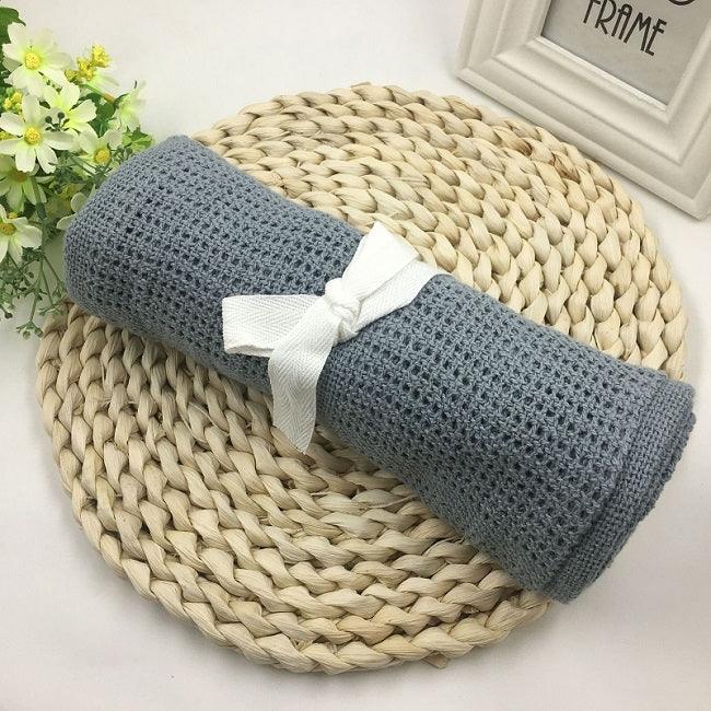 Super Soft Knitted Cotton Blanket for Babies - Stylus Kids