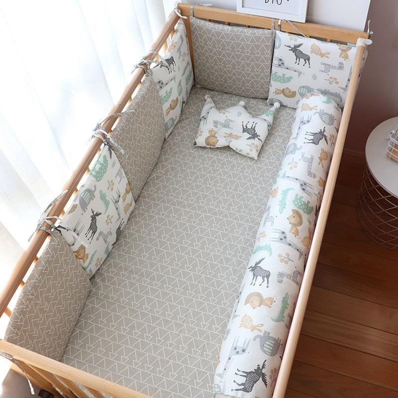 Baby Animal Patterned Bed Bumper - Stylus Kids