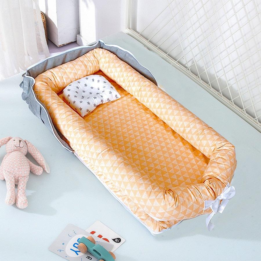 Portable Babies Printed Cotton Bed - Stylus Kids