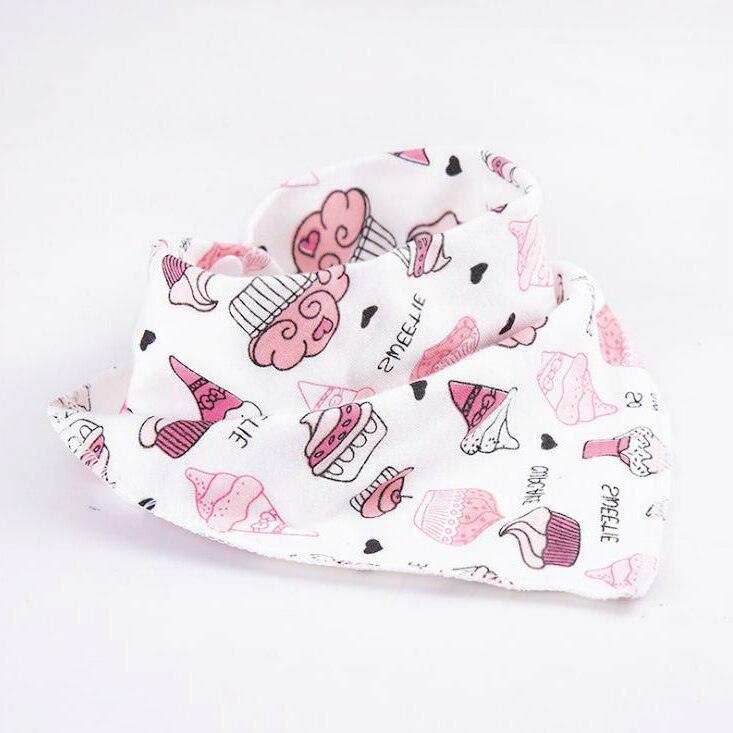 Babies Waterproof Triangle Cotton Bandana - Stylus Kids