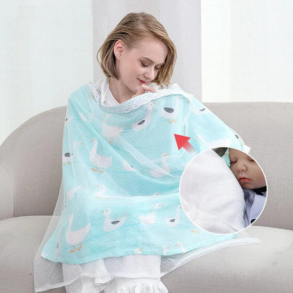 Breathable Baby Feeding Cotton Cover - Stylus Kids