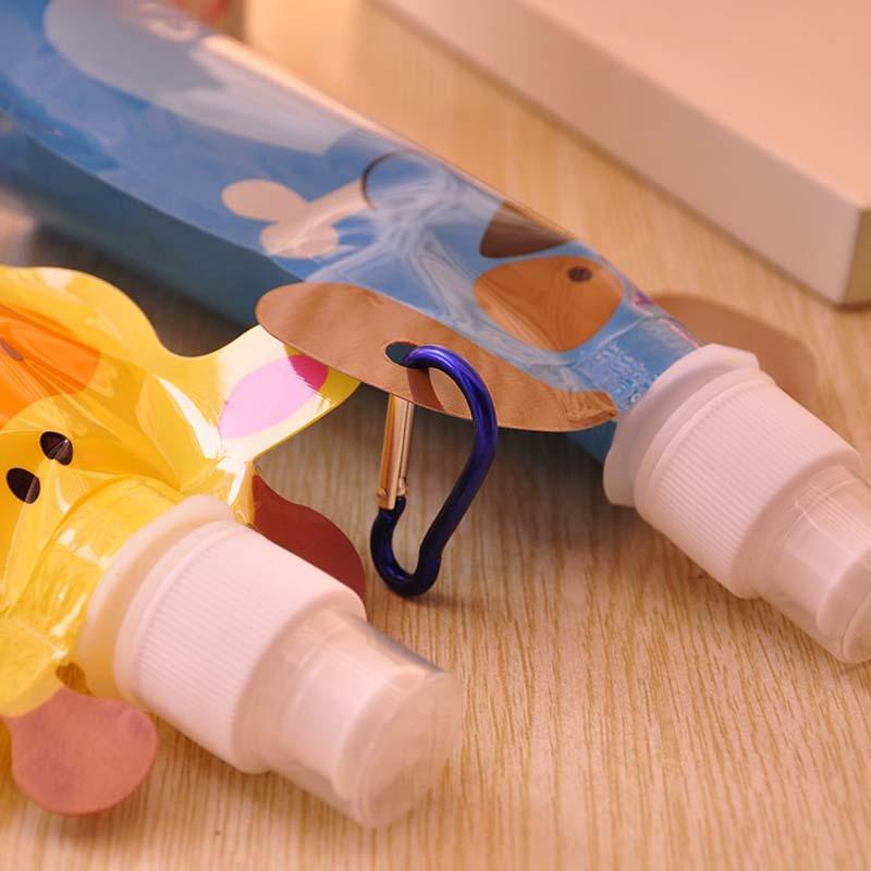 Cartoon Style Reusable Soft Water Bottle - Stylus Kids