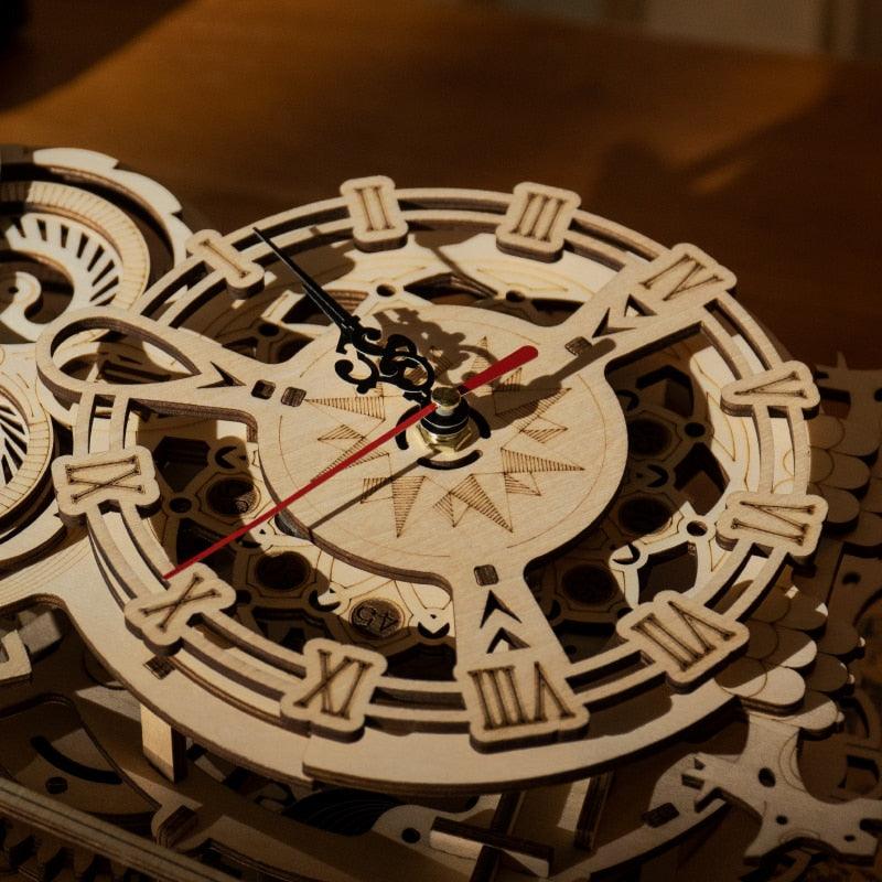 DIY 3D Owl Clock Wooden Puzzle - Stylus Kids