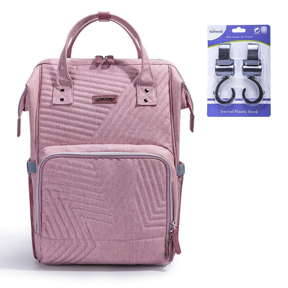 Plain Polyester Diaper Backpack - Stylus Kids