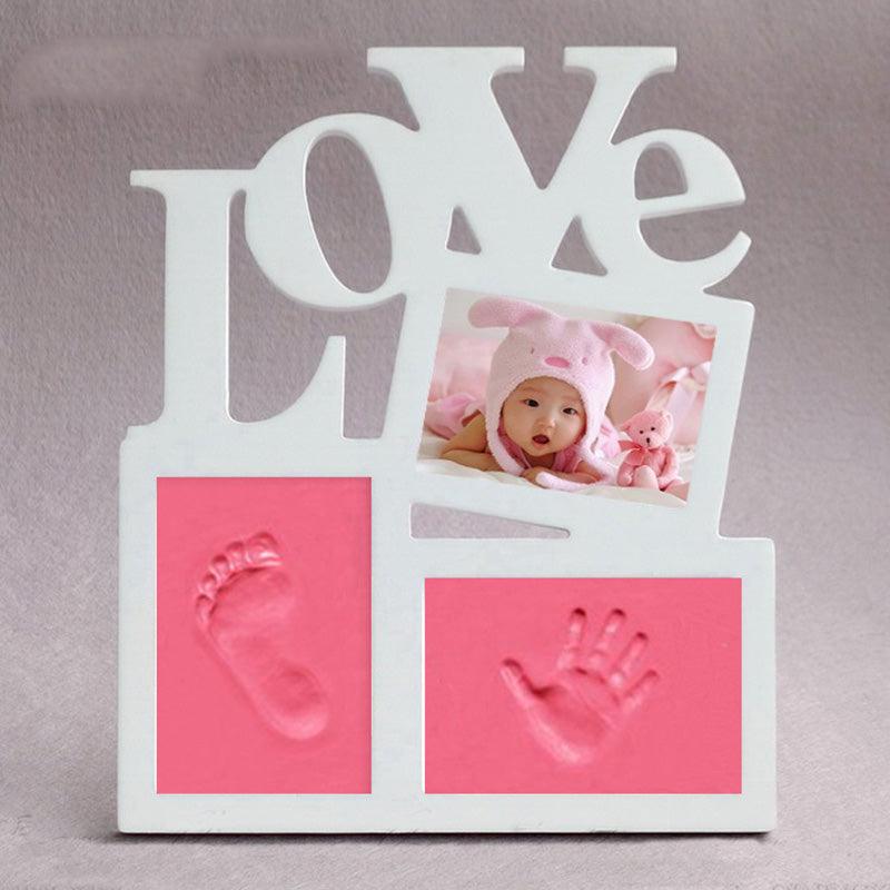 Triple Baby Photo Frame with Footprint Clay - Stylus Kids