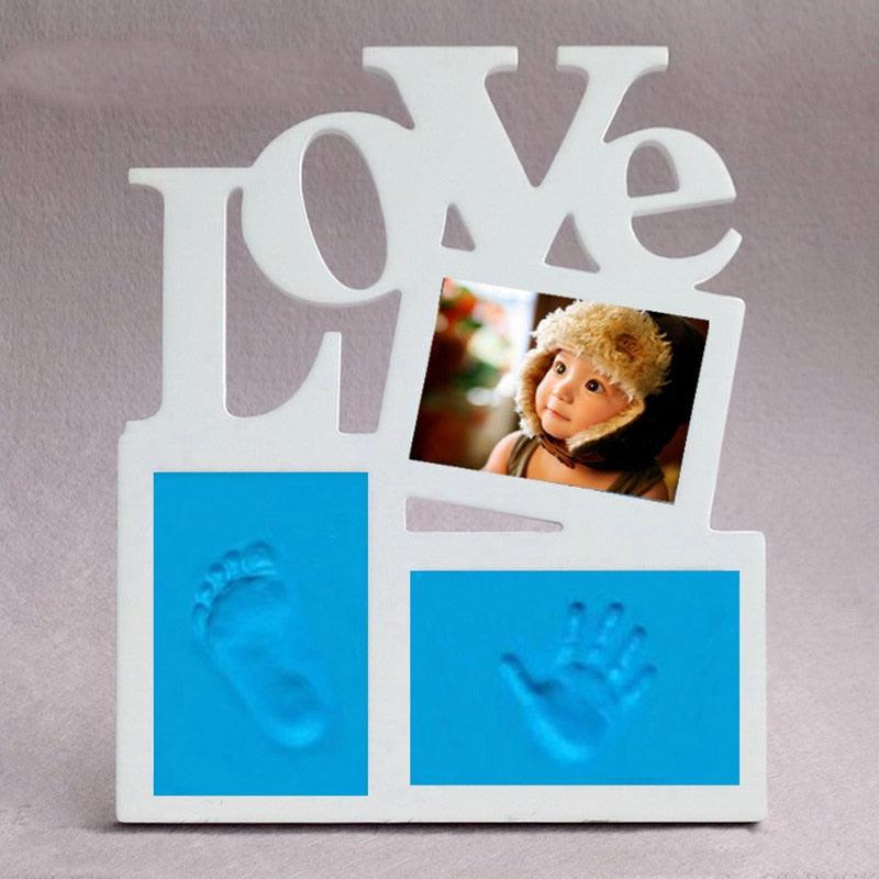 Triple Baby Photo Frame with Footprint Clay - Stylus Kids