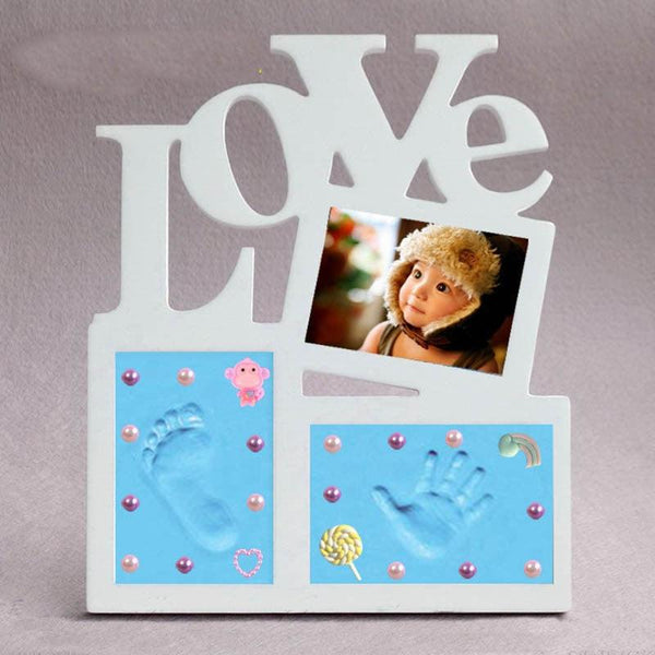 Triple Baby Photo Frame with Footprint Clay - Stylus Kids