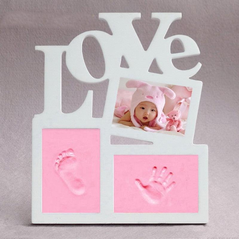 Triple Baby Photo Frame with Footprint Clay - Stylus Kids