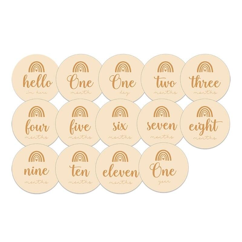 Baby Wooden Milestone Cards - Stylus Kids