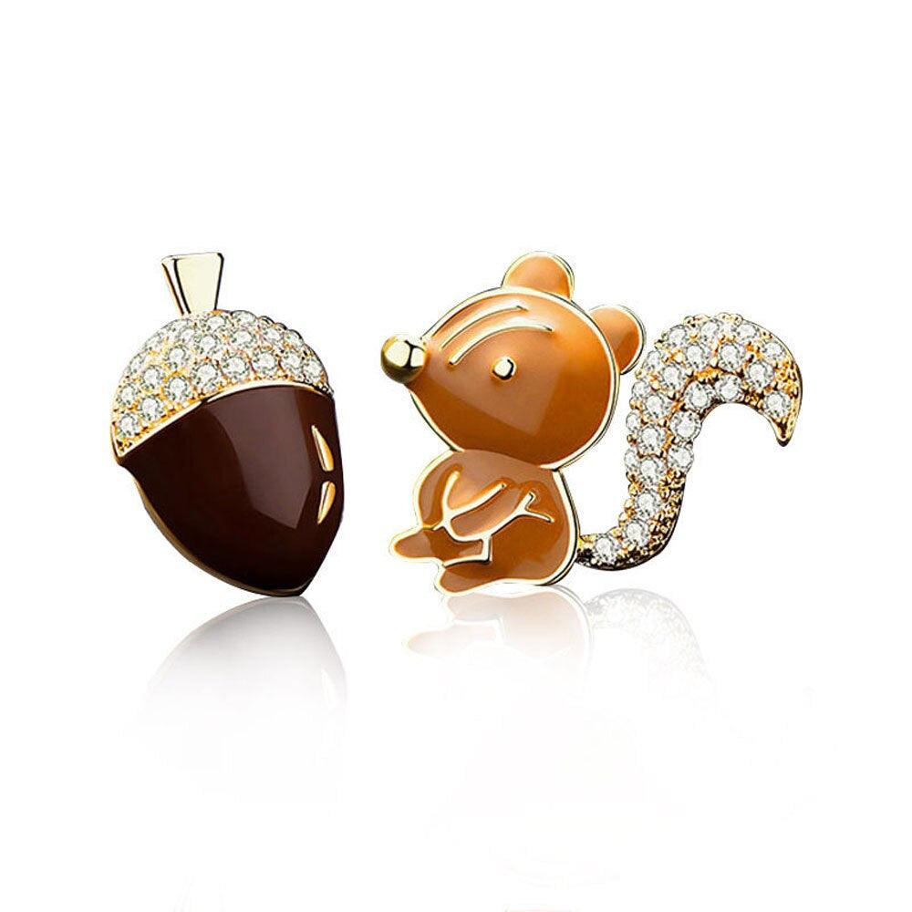 Cute Squirrel Stud Earring for Girls - Stylus Kids