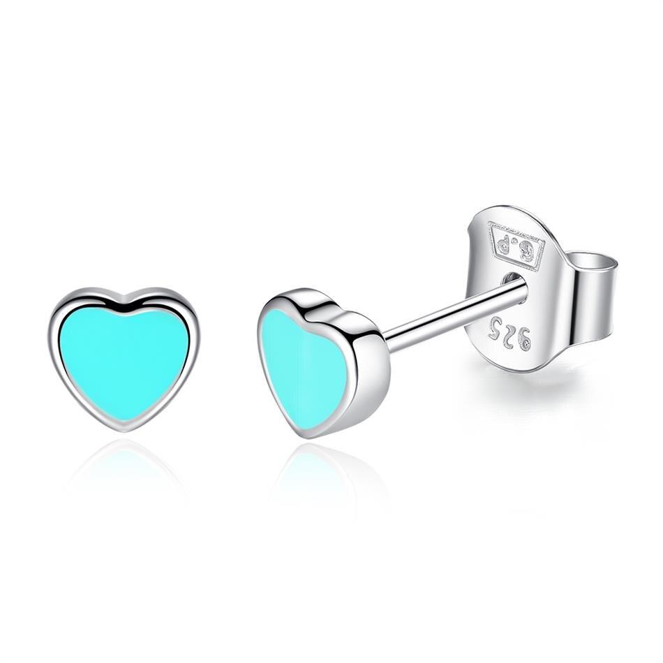 Silver Heart Earrings For Girls - Stylus Kids