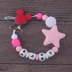 Personalised Name Baby Pacifier Clip - Stylus Kids