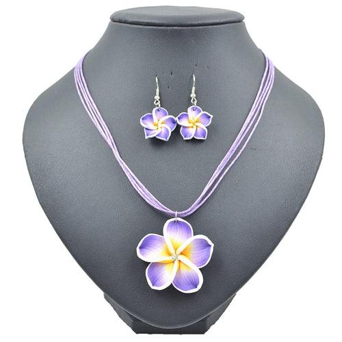 Girls' Floral Necklace and Earrings - Stylus Kids