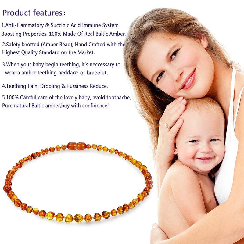 Bite-Resistant Baby Teether with Necklace - Stylus Kids