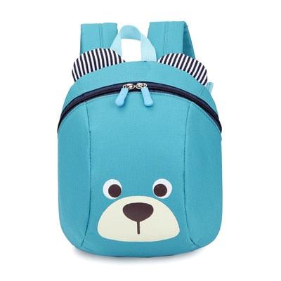 Kid's Bear Patterned Oxford School Bag - Stylus Kids