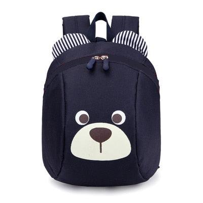 Kid's Bear Patterned Oxford School Bag - Stylus Kids