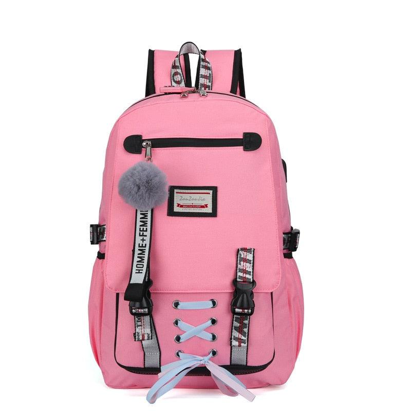 Teenage Girl's School Bag with Lock - Stylus Kids