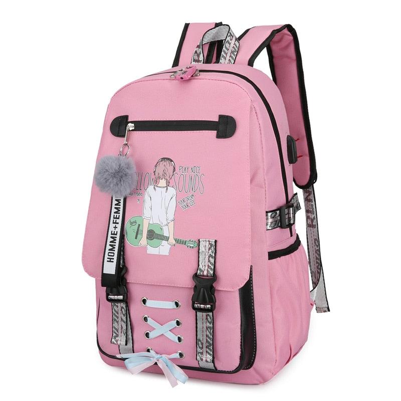 Teenage Girl's School Bag with Lock - Stylus Kids