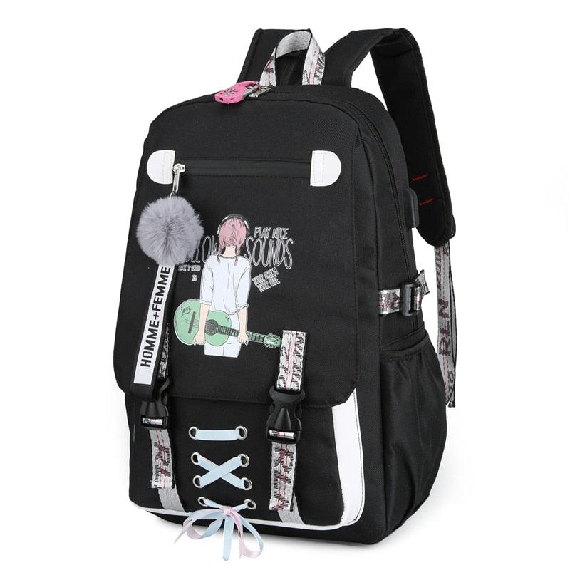 Teenage Girl's School Bag with Lock - Stylus Kids