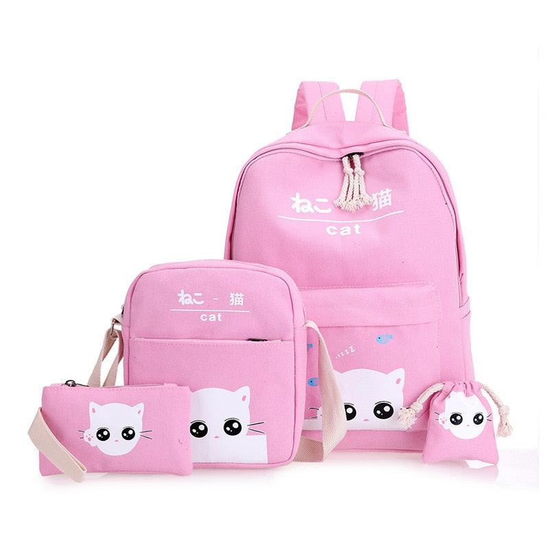 Kitten Backpack Set - Stylus Kids