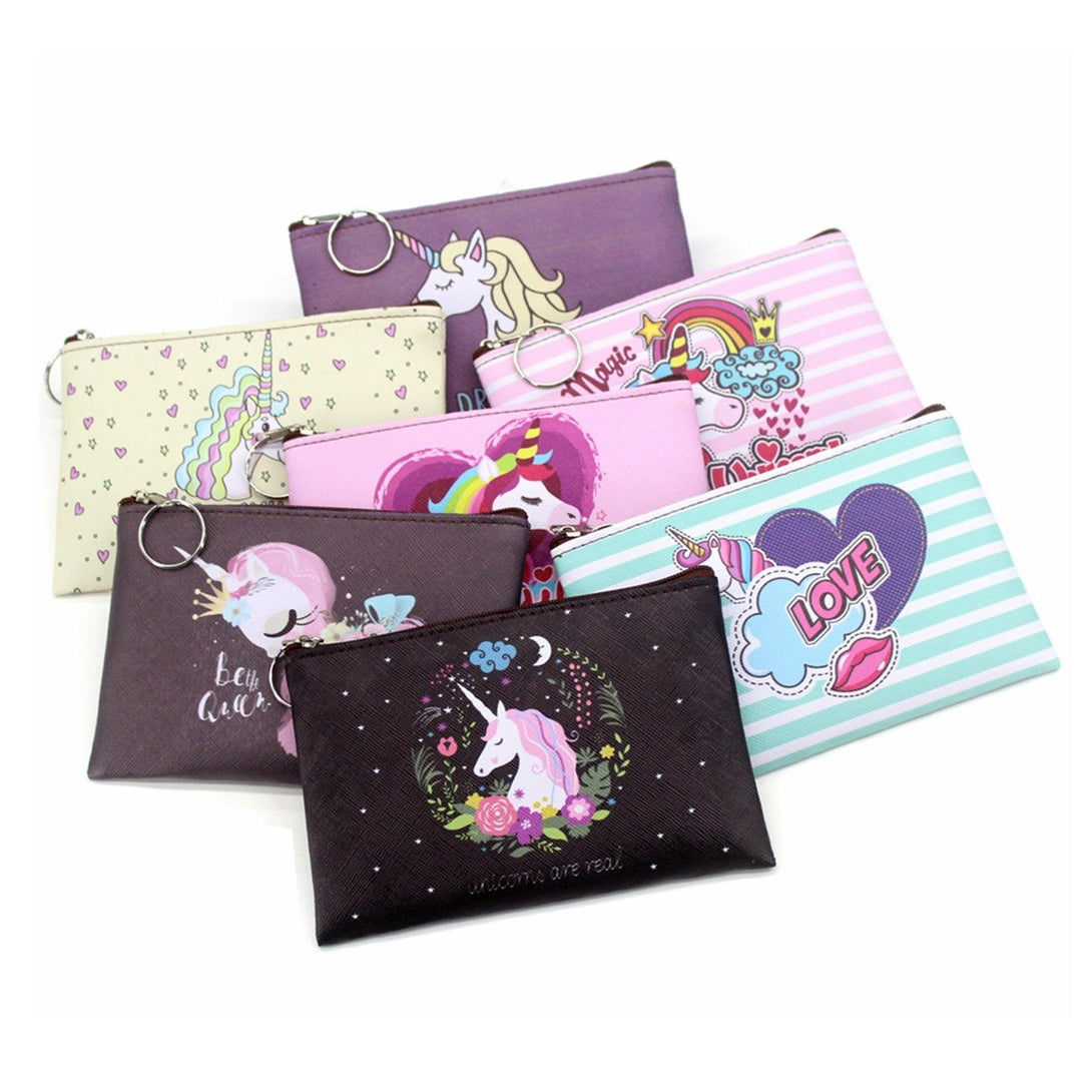 Cartoon Unicorn Themed Coin Purse - Stylus Kids