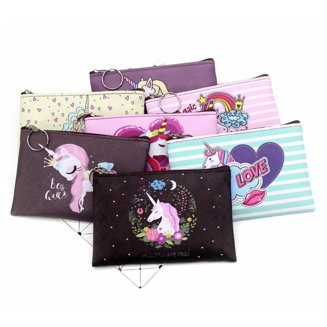 Cartoon Unicorn Themed Coin Purse - Stylus Kids