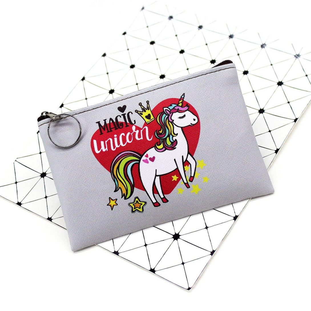 Cartoon Unicorn Themed Coin Purse - Stylus Kids