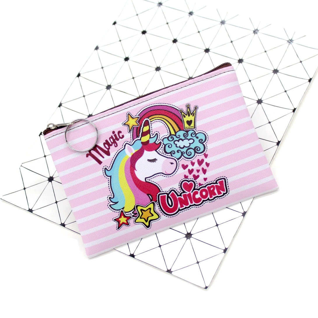 Cartoon Unicorn Themed Coin Purse - Stylus Kids